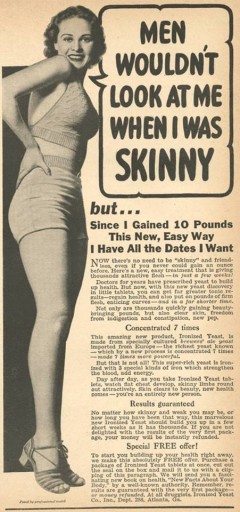 Blog Image for Throwback Thursday Too Skinny Ad 