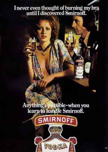 Blog Image for Throwback Thursday Smirnoff Bra Burning