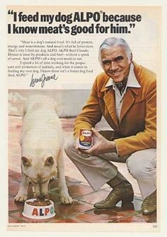 Blog Image for Throwback Thursday Lorne Greene for Alpo