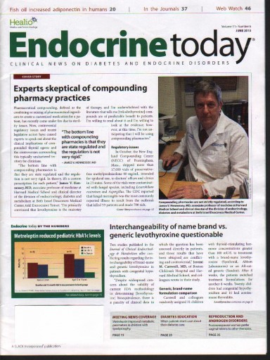 Media Scan for Endocrine Today