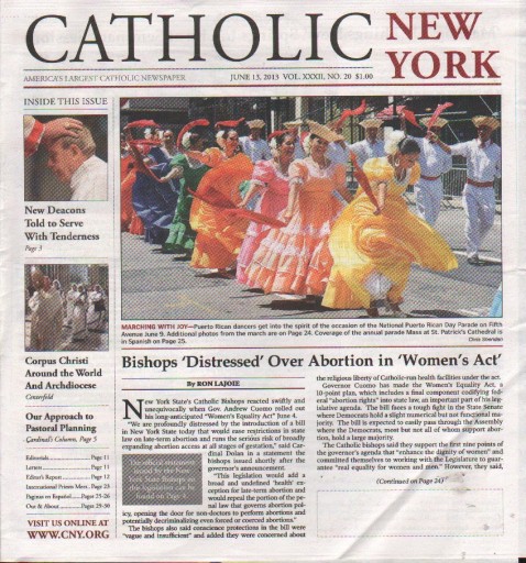Media Scan for Catholic New York
