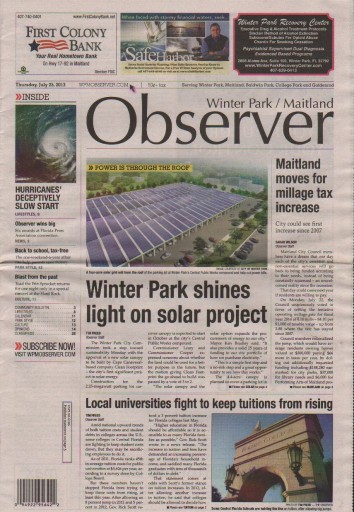 Media Scan for Winter Park / Maitland Observer