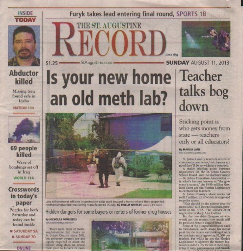 Media Scan for St. Augustine Record