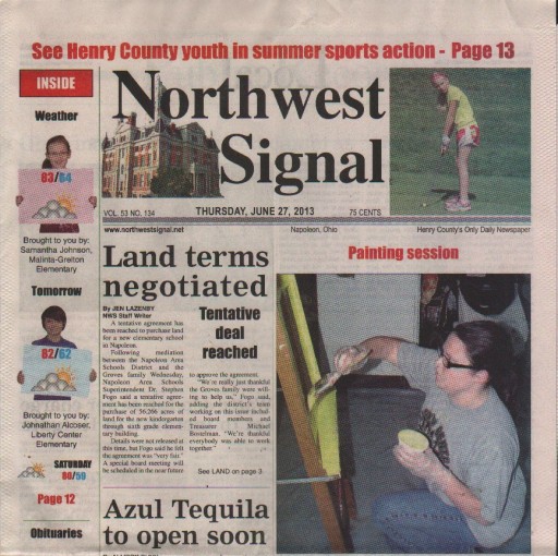 Media Scan for Napoleon Northwest Signal