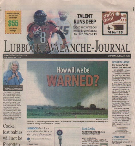 Media Scan for Lubbock Avalanche Journal
