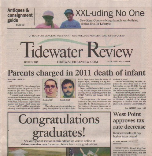 Media Scan for Westpoint Tidewater Review