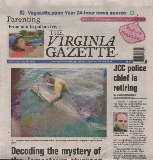Media Scan for Williamsburg Virginia Gazette