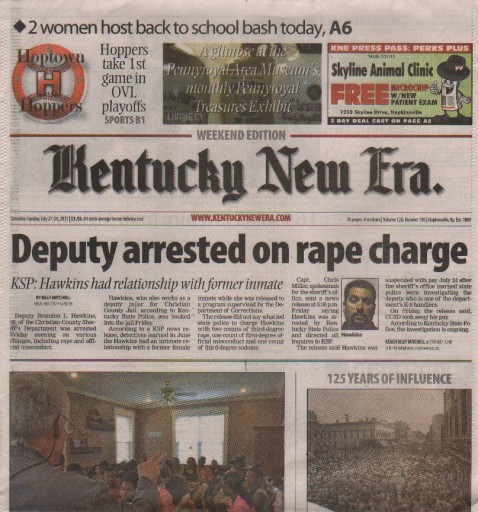 Media Scan for Hopkinsville Kentucky New Era