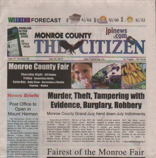 Media Scan for Monroe County Citizen