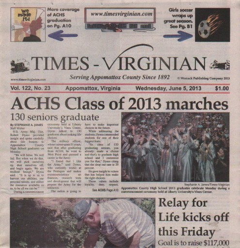 Media Scan for Appomattox Times-Virginian