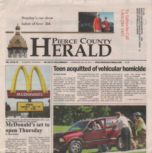 Media Scan for Pierce County Herald