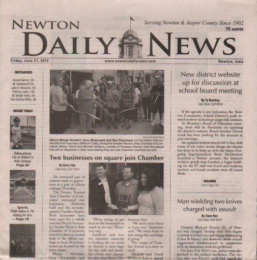 Media Scan for Newton Daily News