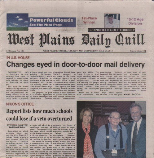 Media Scan for West Plains Daily Quill