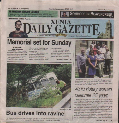 Media Scan for Xenia Daily Gazette &amp; Fairborn Daily Herald