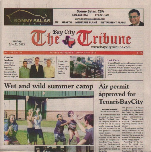 Media Scan for Bay City Tribune