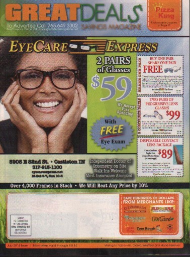 Media Scan for Great Deals Savings Magazine - IN
