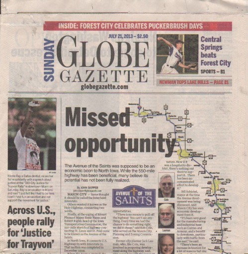 Media Scan for Mason City Globe Gazette