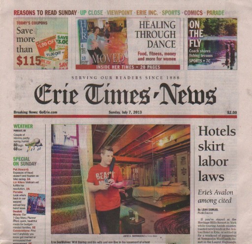 Media Scan for Erie Times-News