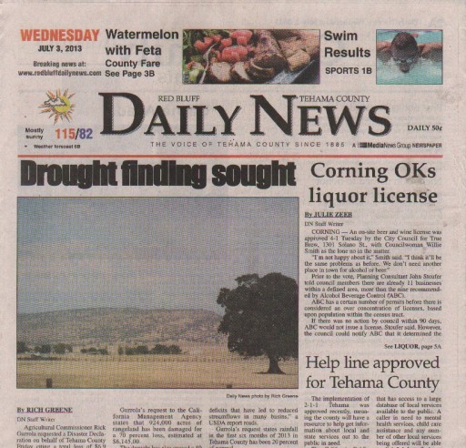 Media Scan for Red Bluff Daily News