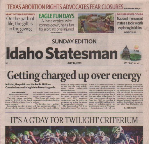 Media Scan for Boise Idaho Statesman