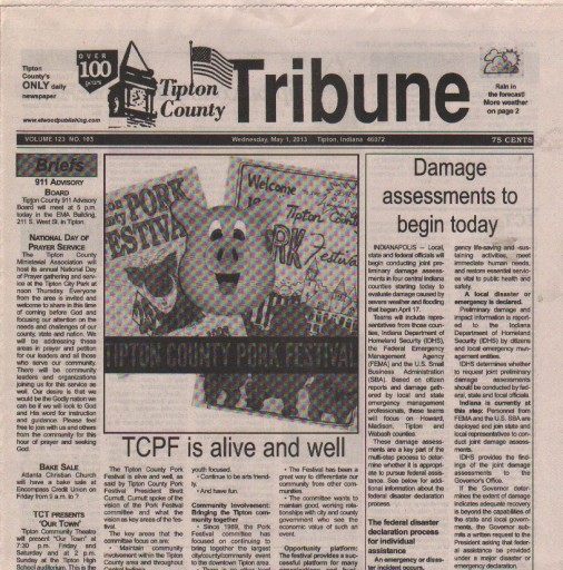 Media Scan for Tipton County Tribune
