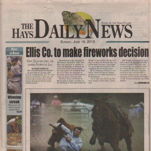 Media Scan for Hays Daily News
