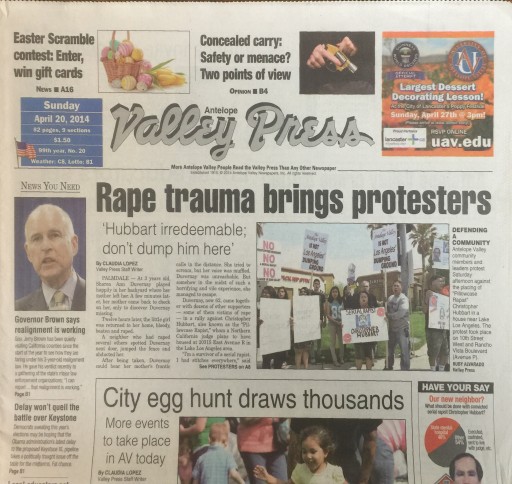 Media Scan for Antelope Valley Press