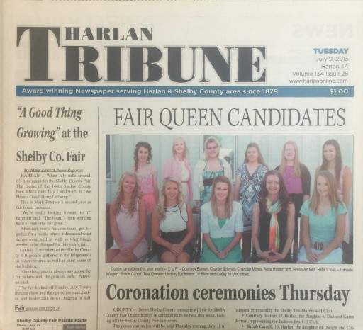 Media Scan for Harlan Tribune
