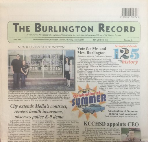 Media Scan for Burlington Record