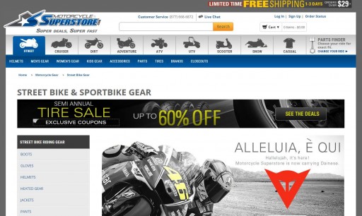 Media Scan for Motorcycle Superstore Package Insert Program