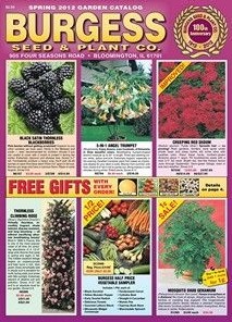 Media Scan for Burgess Seed &amp; Nursery Catalog Inserts