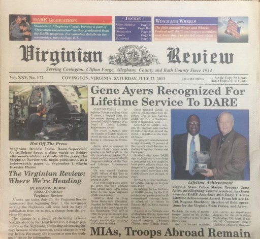 Media Scan for Covington Virginian Review