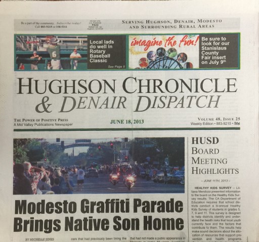 Media Scan for Hughson Chronicle