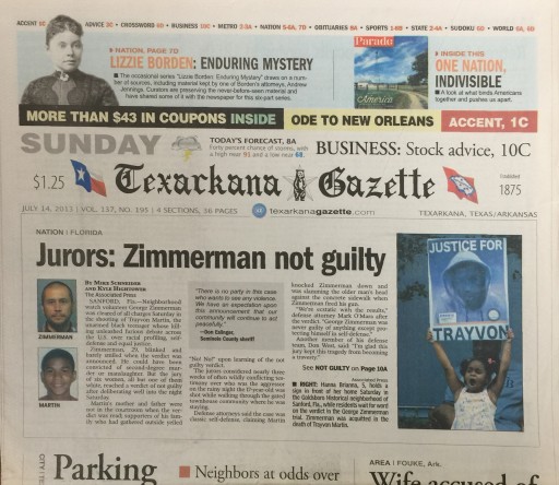 Media Scan for Texarkana Gazette