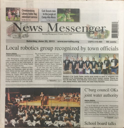 Media Scan for Montgomery County News Messenger