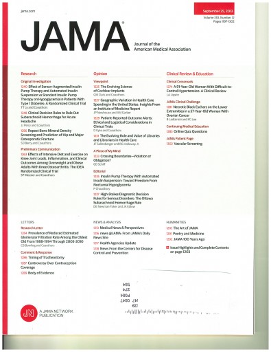 Media Scan for Journal of the American Medical Association