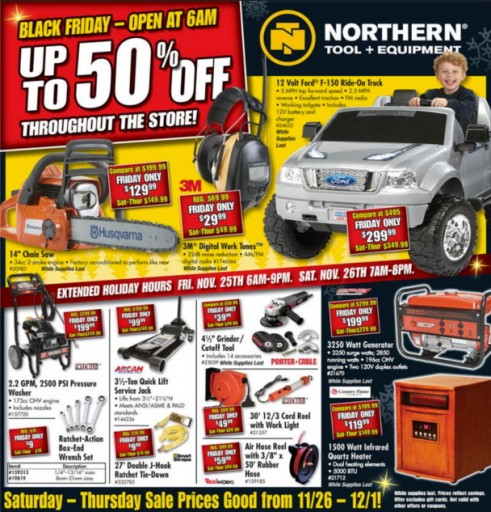 Media Scan for Northern Tool Consumer Catalog Blow-Ins