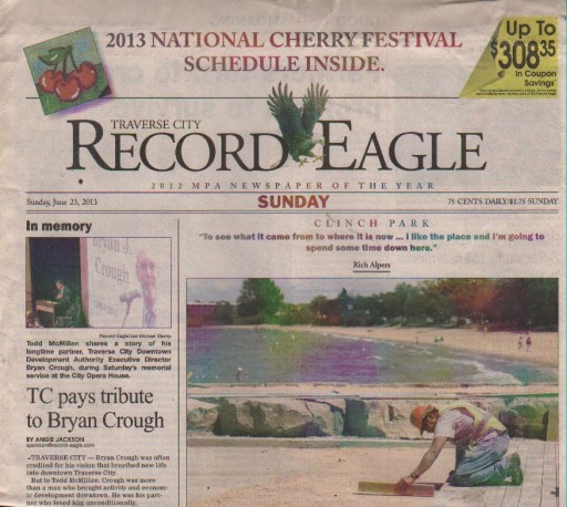 Media Scan for Traverse City Record Eagle