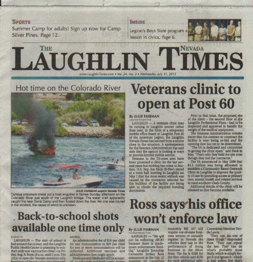 Media Scan for Laughlin Nevada Times