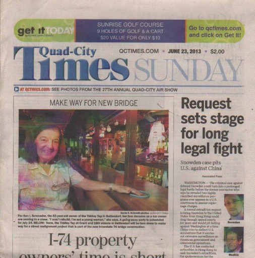 Media Scan for Davenport Quad-City Times