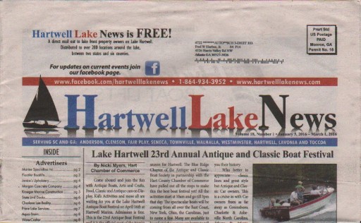 Media Scan for Hartwell Lake News