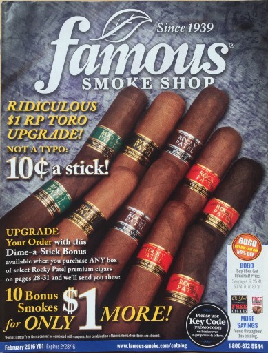 Media Scan for Famous Smoke Shop Blow-In