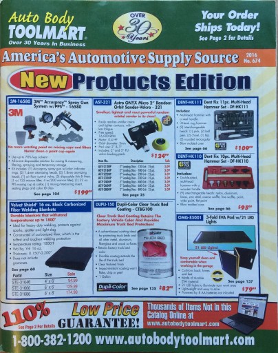 Media Scan for Auto Body ToolMart Catalog Blow-In