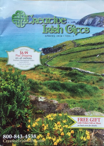 Media Scan for Creative Irish Gifts Package Insert Program (PIP)