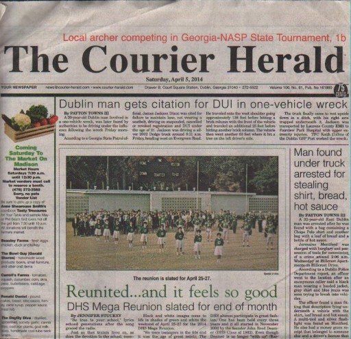 Media Scan for Dublin Courier Herald