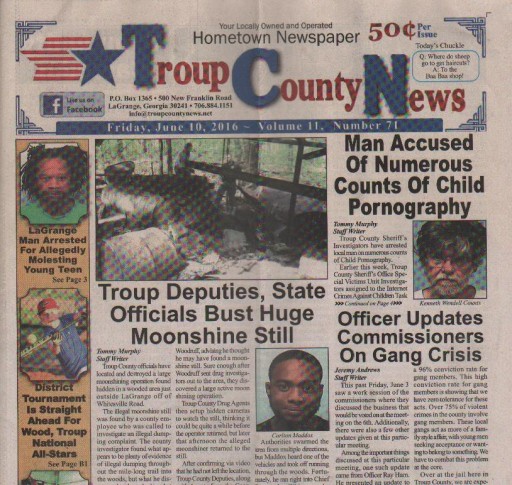 Media Scan for Troup County News