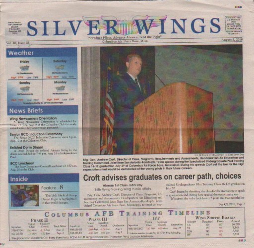 Media Scan for Columbus AFB Silver Wings