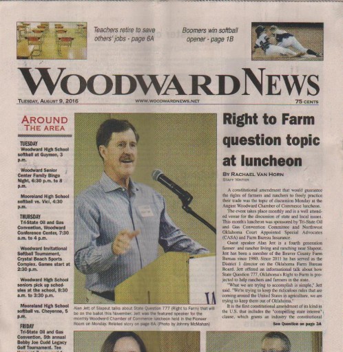 Media Scan for Woodward News