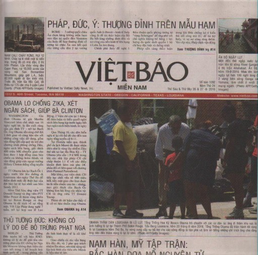 Media Scan for Viet Bao - Seattle