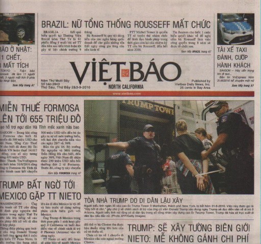Media Scan for Viet Bao - San Jose
